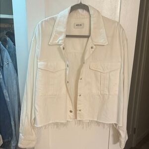 Agolde Cream Jean Jacket